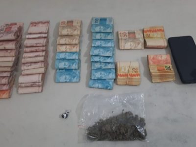 <strong>Acusado de tráfico de drogas é preso com mais de 19 mil Reais no Campo Verde</strong>