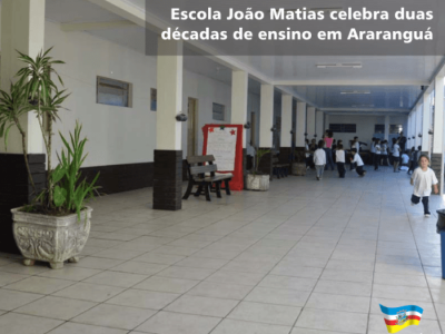 Escola da Coloninha recebe o projeto solidário Amor sobre rodas da polícia militar