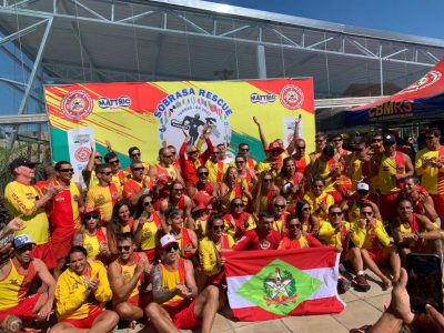 Guarda-vidas de Araranguá participa de Campeonato Brasileiro de Salvamento Aquático