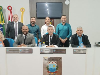 Vereador Paulinho da Silva é eleito presidente da Câmara de Vereadores de Balneário Gaivota