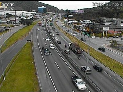 BR-101 segue com pontos de lentidão nessa terça-feira. Confira os trechos