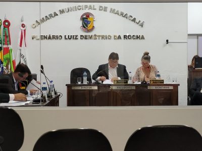 Proposta de exames toxicológicos, vetos derrubados e reunião com a Casan: os temas da sessão da Câmara de Maracajá