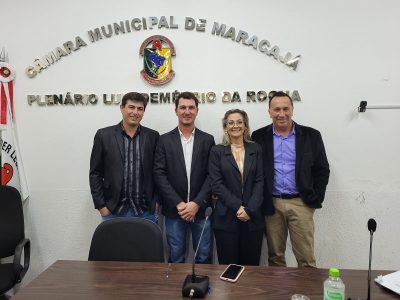 Sessão marca posse de João Rocha na presidência do legislativo de Maracajá