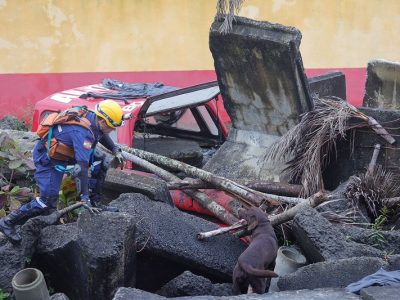 Salvando vidas: a missão do cão Bono e do cabo Matheus, cada vez mais presentes nas operações nacionais 