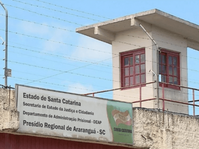 Situação crítica: presídio regional de Araranguá está sem médico, psicólogo e assistência social