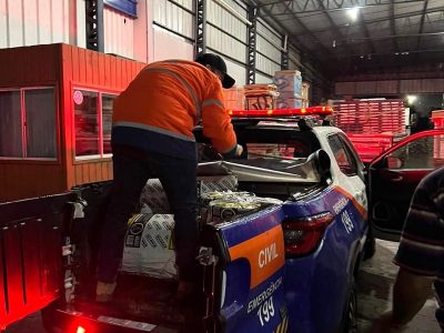 Sombrio cadastra moradores para a retirada de telhas e disponibiliza lonas para os atingidos pelo granizo