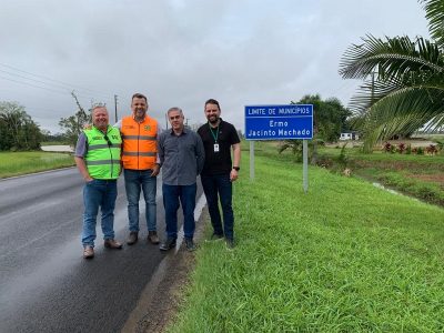 Secretário Jerry Comper confirma que obra da SC-108, entre Jacinto Machado e Praia Grande, será retomada ainda esse ano