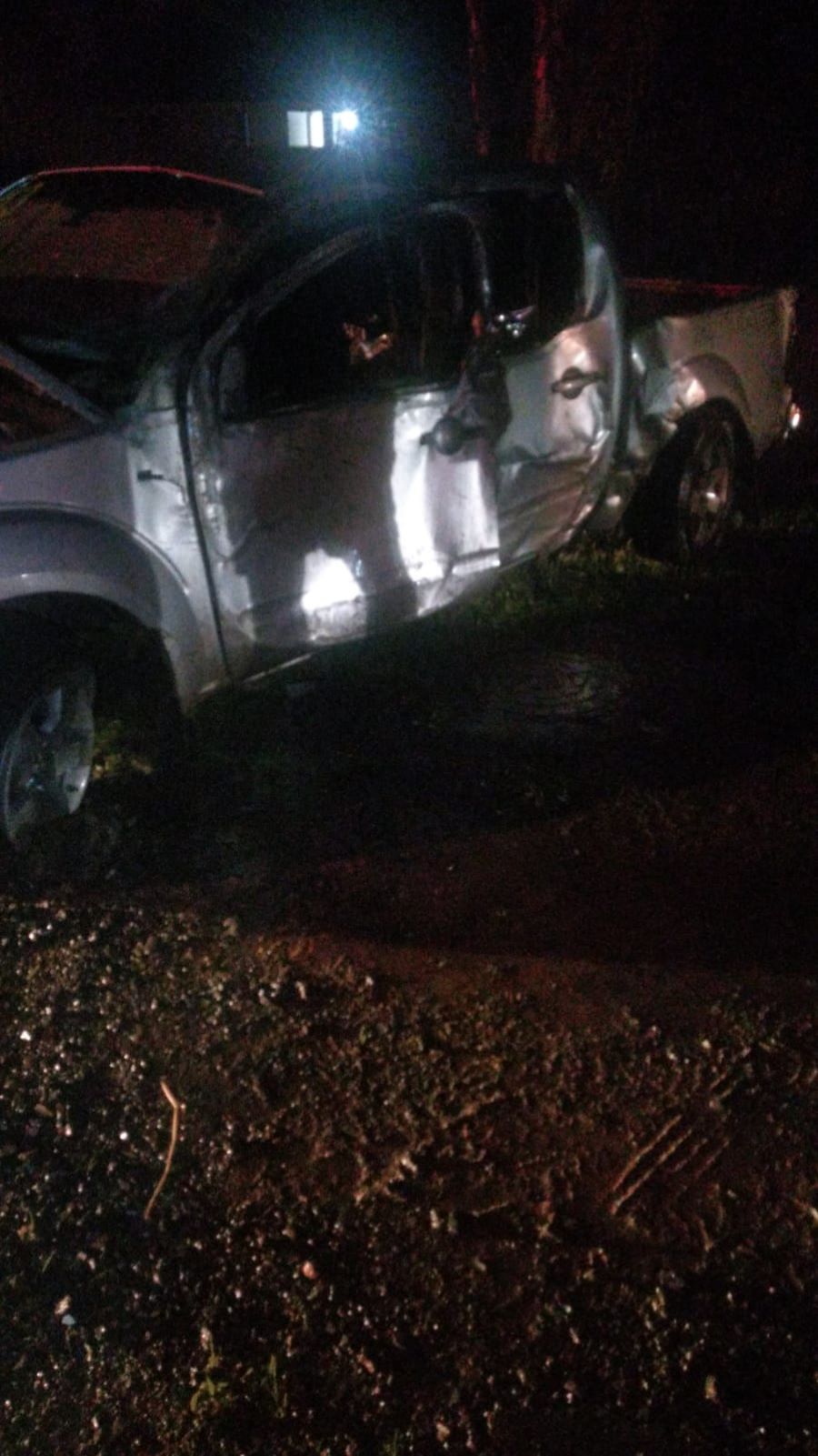 Veículo capota e mata condutor na rodovia que liga Criciúma a Forquilhinha