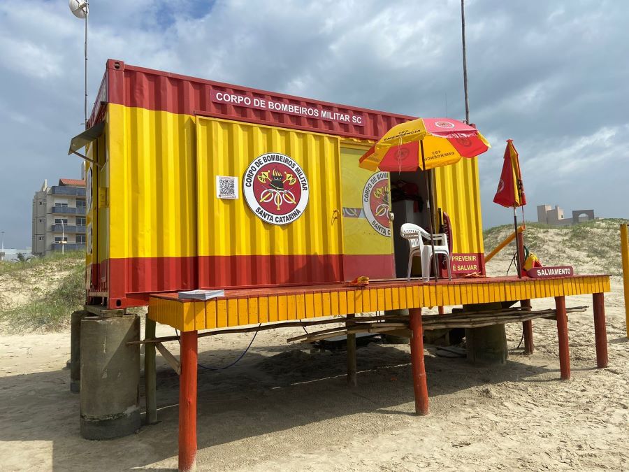 Corpo de Bombeiros Militar de Santa Catarina lança QR Code sobre prevenção nas praias