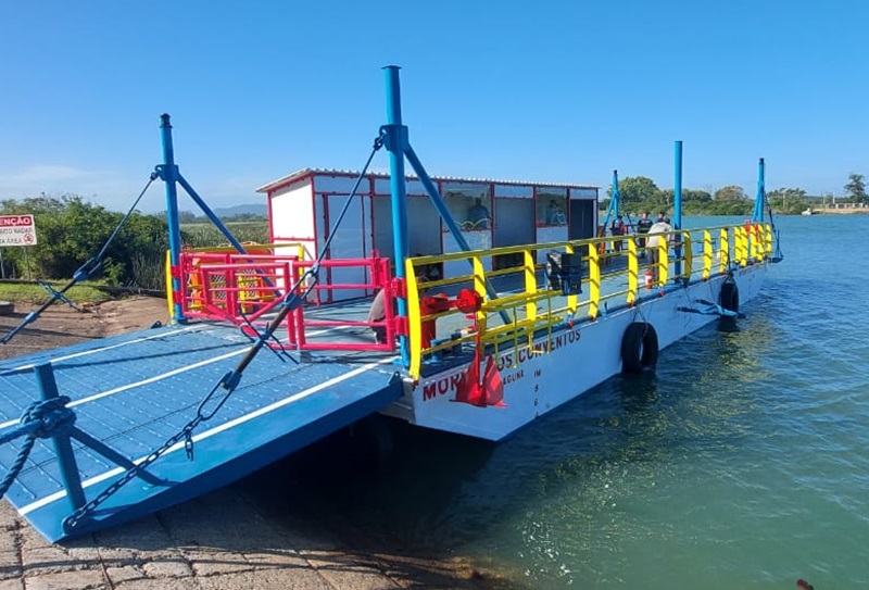 Balsa entre Araranguá e Hercílio Luz retoma atividades após ter sido paralisada