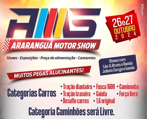 I Araranguá Motor Show ocorre neste final de semana