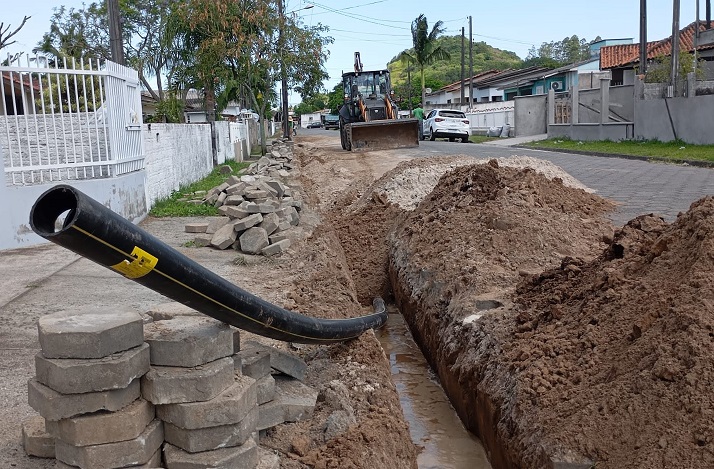 SAMAE providencia implantação de rede de recalque em três vias públicas