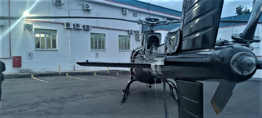 Serviço aeromédico transfere adolescente com crise convulsiva em Turvo e homem ferido em Praia Grande