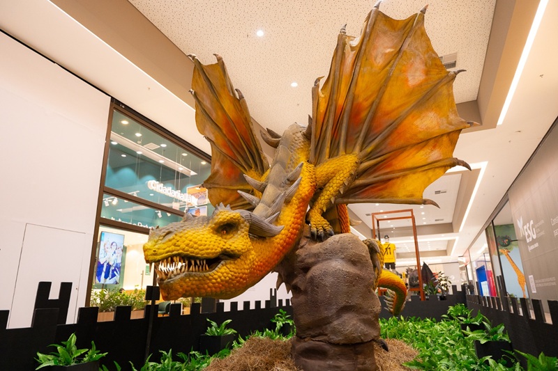 Últimos dias para visitar a Exposição Internacional de Dragões no Nações Shopping