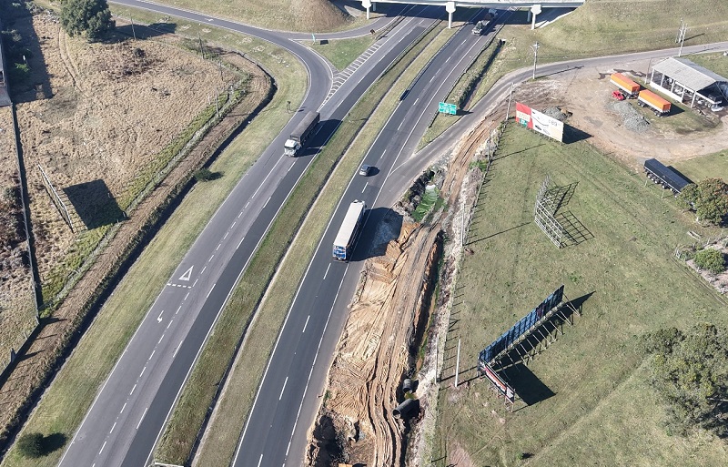 Obras de adequação de alça alteram acesso à Araranguá pela BR-101 Sul