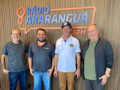 Ação do Lions Clube Araranguá promove conscientização sobre diabetes, fome e meio ambiente, no Calçadão