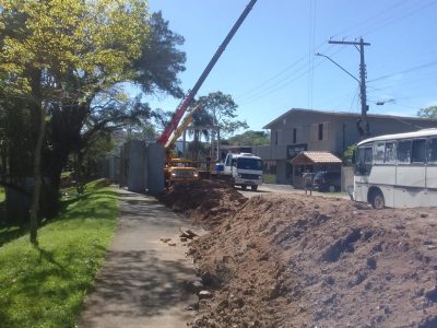 Galerias começam a ser instaladas na Rua Rui Barbosa