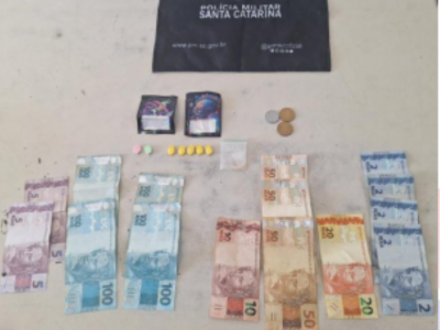 Traficante é preso com droga sintética e dinheiro no Arroio do Silva