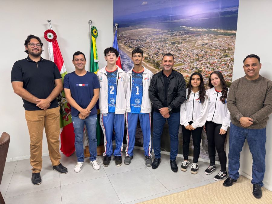 Orgulho gaivotense na areia, rumo à fase Estadual da OLESC