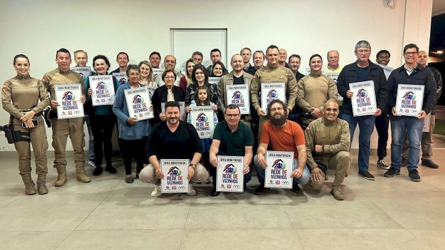 Polícia Militar inaugura 26ª Rede de Vizinhos em Araranguá