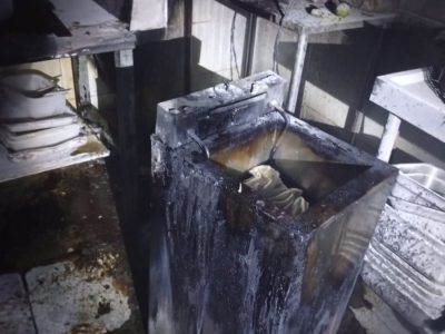 Princípio de incêndio a restaurante em Passo de Torres mobiliza bombeiros