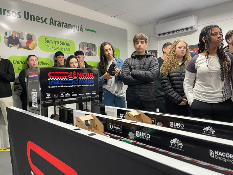 Ciência da Velocidade: Unesc Araranguá recebe classificatória de competição inspirada na Fórmula 1