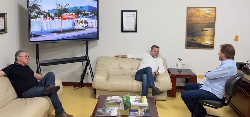 Secretário Jerry Comper visita Araranguá para tratar sobre obras estaduais em andamento