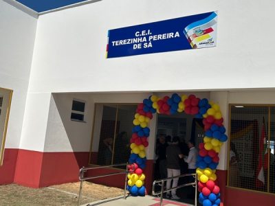 CEI Terezinha Pereira de Sá é inaugurado na Divinéia