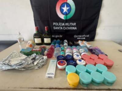 PM prende homem por furto a mercado em Sombrio e condenado por tráfico em Santa Rosa do Sul
