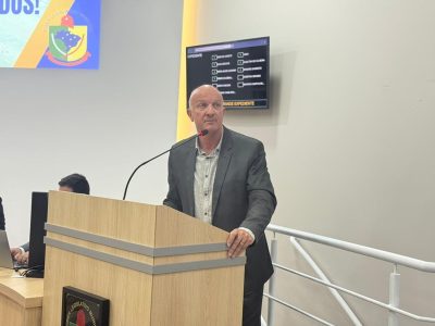 Abertura do Legislativo marca últimos anúncios de Evandro Scaini e destaca crescimento histórico de Balneário Arroio do Silva