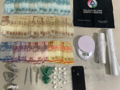 Traficante que vendia drogas para pagar dívida de 60 mil Reais é preso em Santa Rosa do Sul