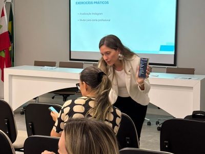 Instagram para pequenos negócios foi tema de palestra em Araranguá
