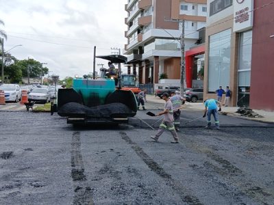 Obra na rua Caetano Lummertz entra na reta final