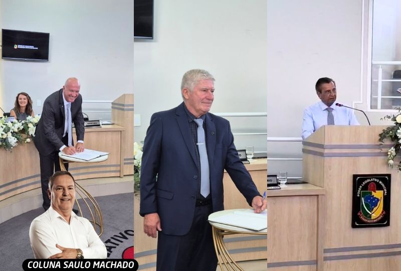 Renúncia de Evandro e posse de Jorge Freitas foi prestigiada pelo presidente da Alesc Julio Garcia