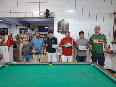 5° Torneio no Bar Esporte foi a atração da sinuca no final de semana em Araranguá