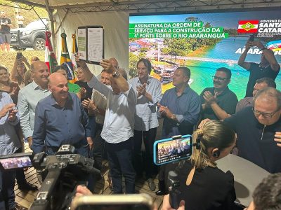 Assinadas  ordens de serviço para obras históricas no Extremo Sul catarinense