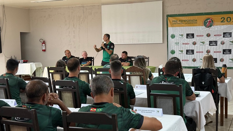 Balneário Arroio do Silva sedia a pré-temporada de arbitragem do Campeonato Catarinense série B