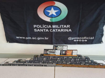 Homem é preso em Sombrio com 40 cigarros eletrônicos contrabandeados