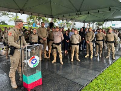 6º CRPM de Criciúma recebe 14 novas viaturas para reforçar a segurança no Sul Catarinense