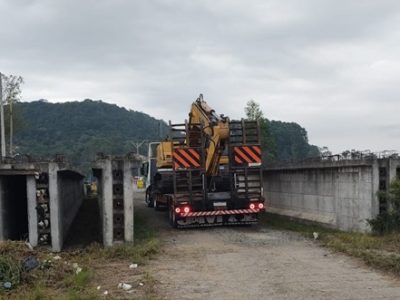 4° ponte sobre o rio Araranguá: saiba como está a movimentação no local da obra