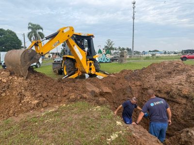 Vazamento afeta abastecimento e SAMAE trabalha para normalizar situação em Araranguá