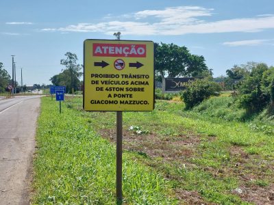 Ponte Giacomo Mazzuco é liberada a partir deste sábado em Araranguá
