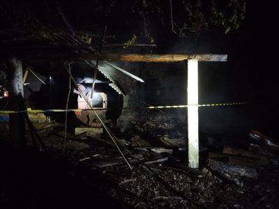 Incêndio provoca danos a aviário no interior de Timbé do Sul