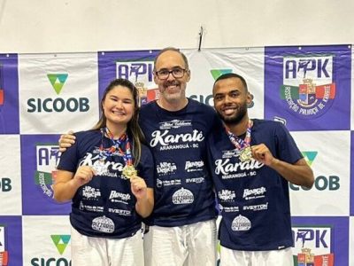 Araranguá conquista quatro medalhas no Karatê em competição estadual