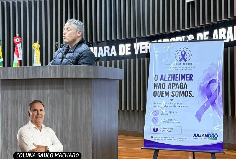 Médico faz alerta sobre Alzheimer na Câmara de Araranguá e ex-presidente do PP estadual assume secretaria no governo e Amin reage