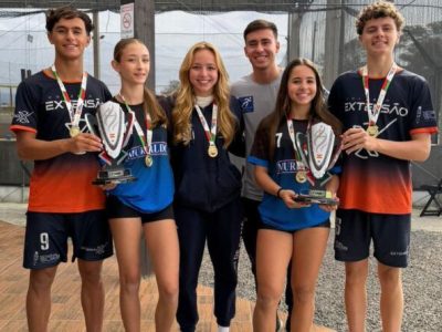 Araranguá é campeã no Vôlei de Praia nos Jogos Escolares de Santa Catarina