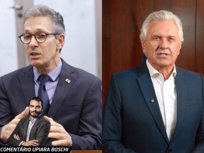 Com agendas em SC, Zema e Caiado, tentam ganhar espaço após vazar relação entre Flávio e Vorcaro