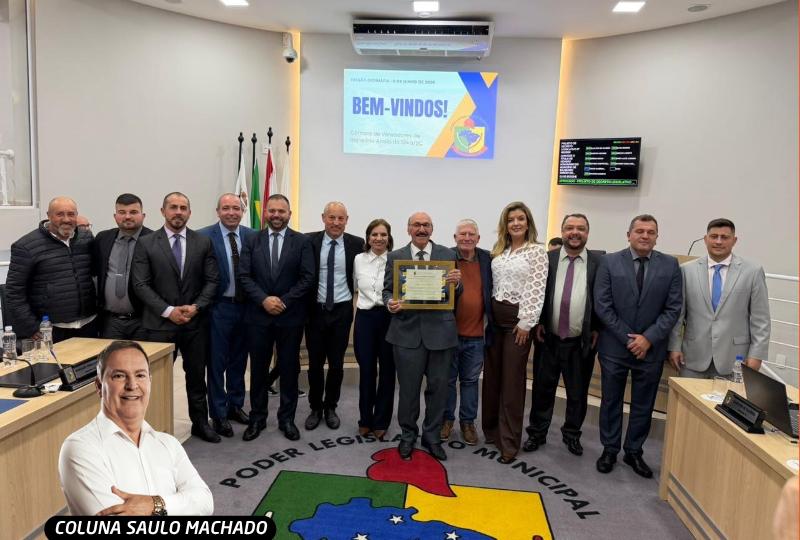 Câmara do Arroio tem sessão de homenagens e presidente anuncia saída do PSD e reclama: “falta de respeito e de espaço” dentro do partido