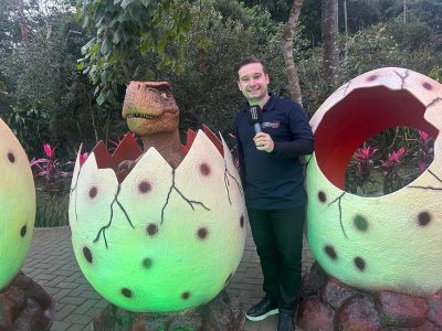 Dia especial: Rádio Araranguá acompanha ao vivo inauguração do Dino Parque