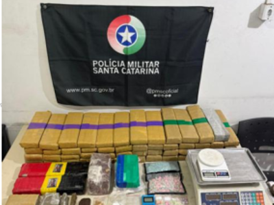 PM prende traficante com mais de um quilo de crack, quase dois quilos cocaína e mais de 42 quilos de maconha na Operária
